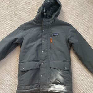 EUC Boys Grey Patagonia Coat SZ10